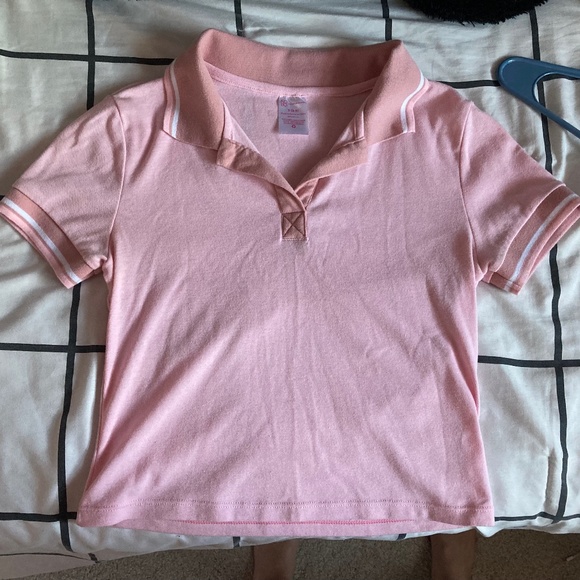 Light pink preppy crop top - Picture 1 of 3